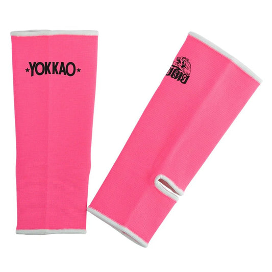 Yokkao Muay Thai Ankle Guards - Neon Pink - Stone Fight Shop