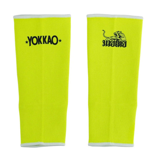 Yokkao Muay Thai Ankle Guards - Neon Yellow - Stone Fight Shop