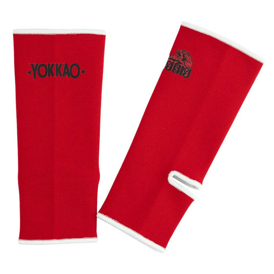 Yokkao Muay Thai Ankle Guards - Red - Stone Fight Shop