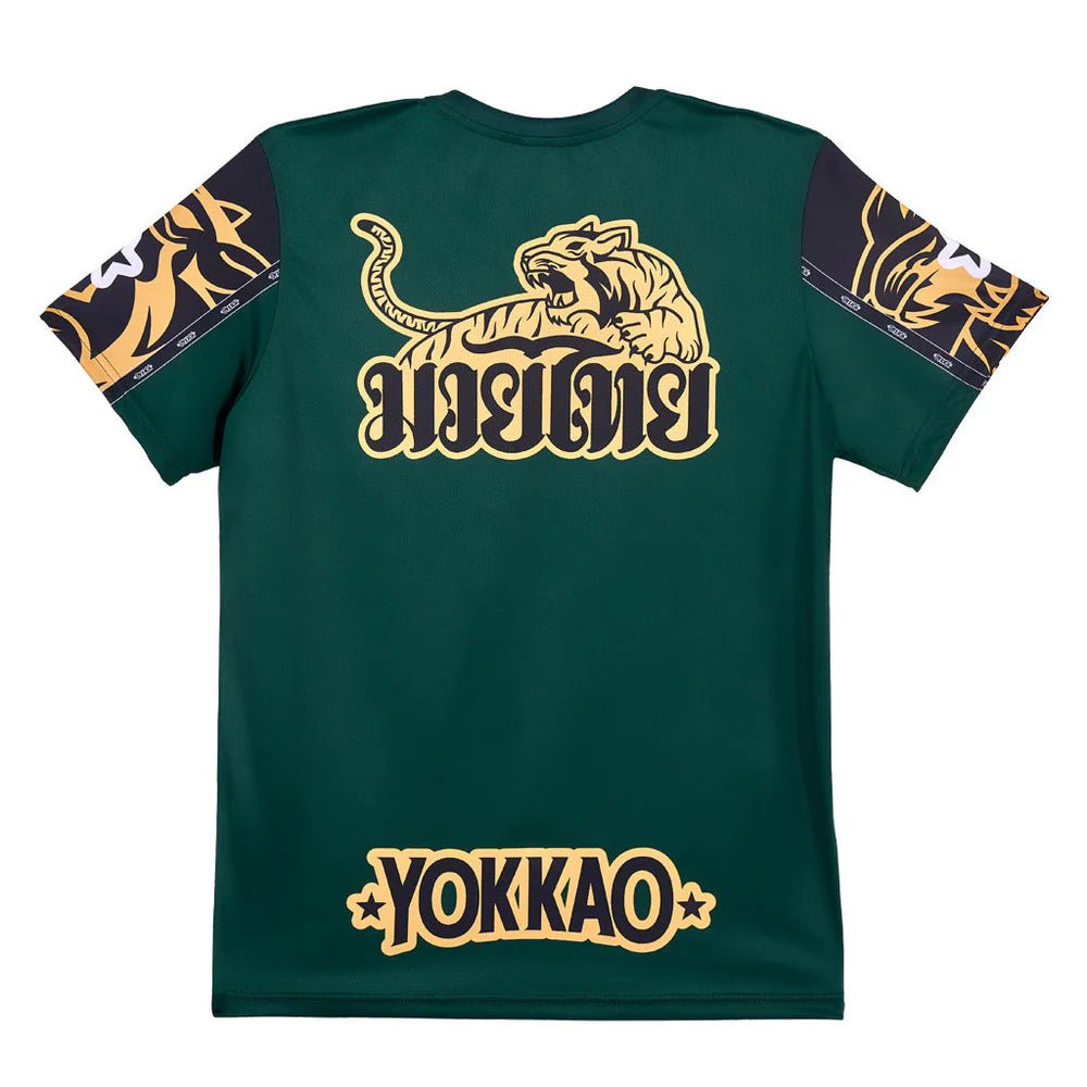 Yokkao Original Workout T-Shirt Gold - Forest Green - Stone Fight Shop
