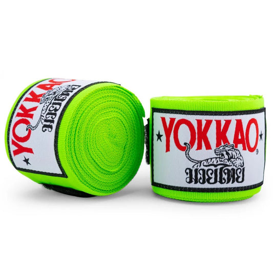 Yokkao Premium Hand Wraps - Neon Green - Stone Fight Shop