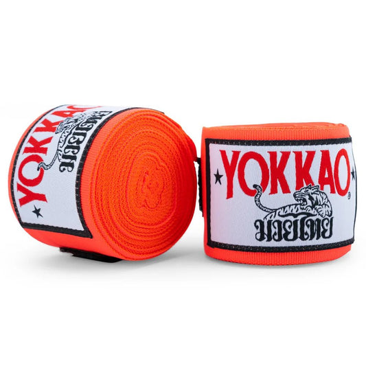 Yokkao Premium Hand Wraps - Neon Orange - Stone Fight Shop