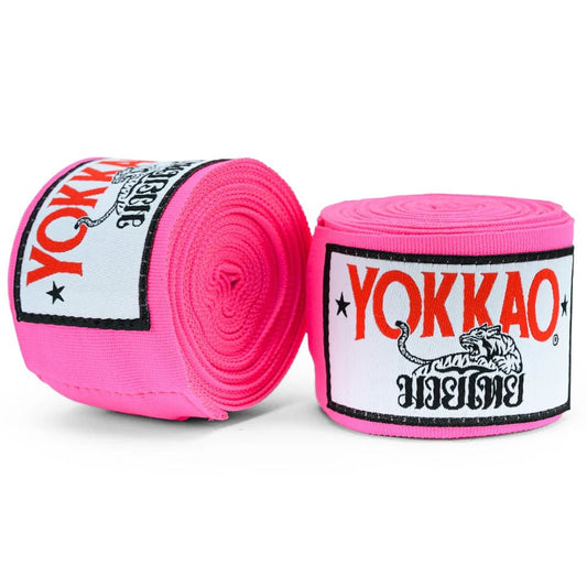 Yokkao Premium Hand Wraps - Neon Pink - Stone Fight Shop
