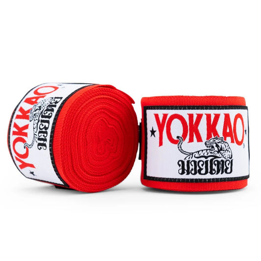 Yokkao Premium Hand Wraps - Red - Stone Fight Shop