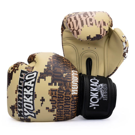 Yokkao Thai Camo Gloves - Desert - Stone Fight Shop