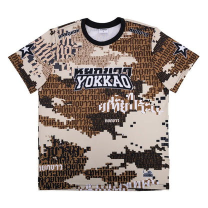 Yokkao Thai Camo Workout T-Shirt - Desert - Stone Fight Shop