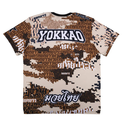 Yokkao Thai Camo Workout T-Shirt - Desert - Stone Fight Shop