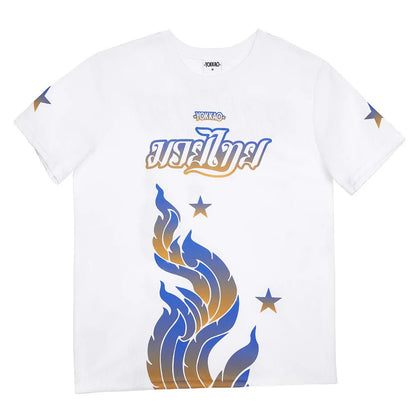 Yokkao The Flame Workout T-Shirt - White - Stone Fight Shop