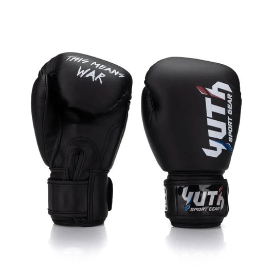 Yuth Kids Boxing Gloves - Black - Stone Fight Shop
