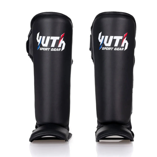 Yuth Shinguards - Signature Black - Stone Fight Shop