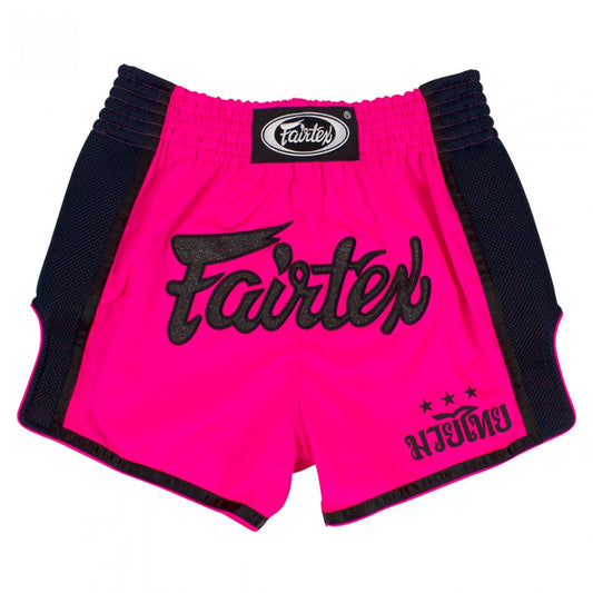 Fairtex Pink Slim Cut Muay Thai Shorts - Stone Fight Shop