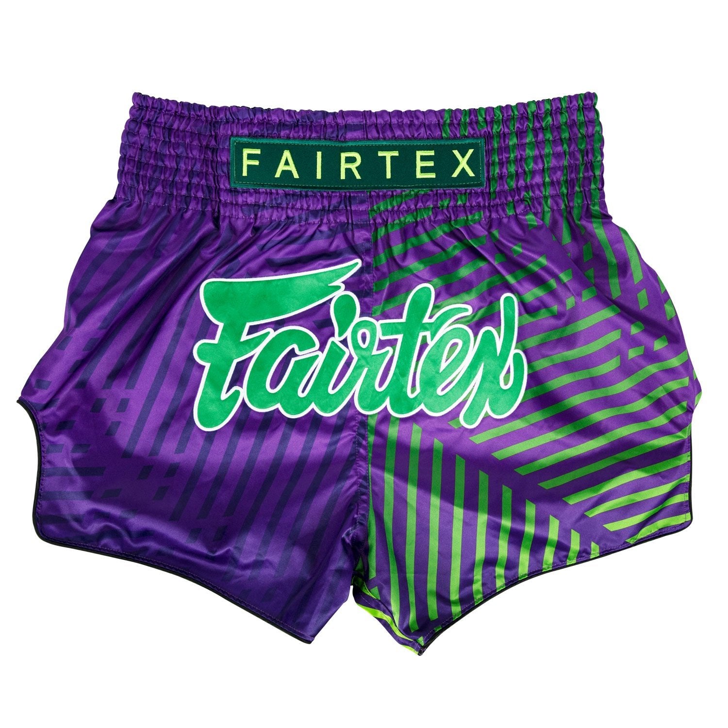 Fairtex Racer Muay Thai Shorts Purple - Stone Fight Shop