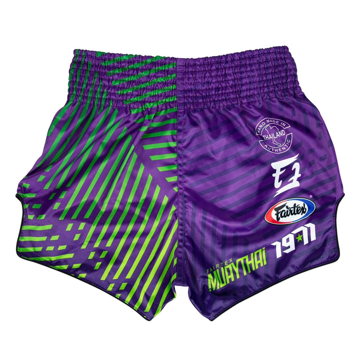 Fairtex Racer Muay Thai Shorts Purple - Stone Fight Shop