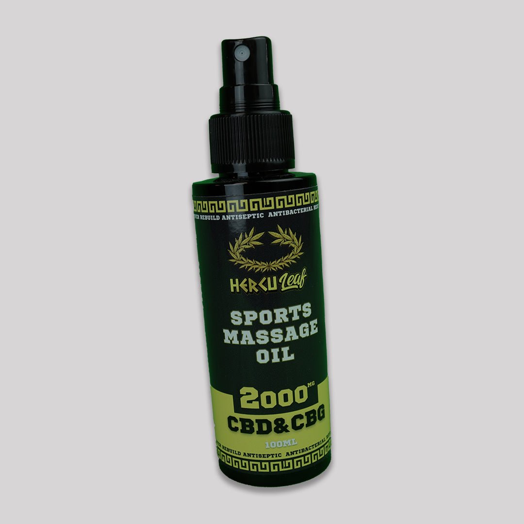 Herculeaf Sports Massage Oil - Stone Fight Shop