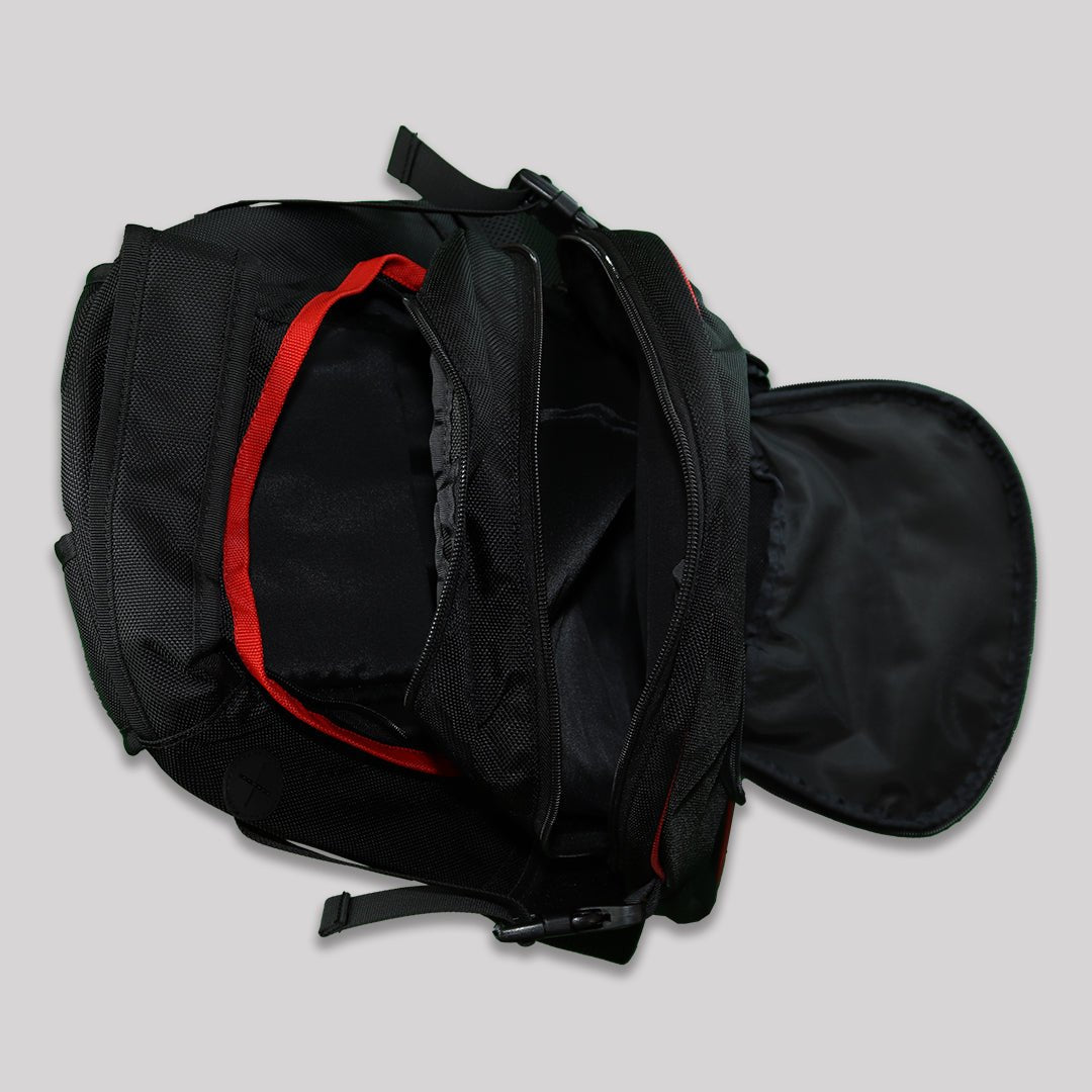 Sandee Black and Red Heavy Duty Backpack - Stone Fight Shop