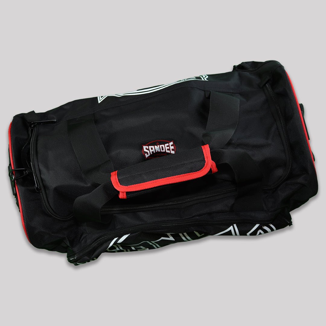 Sandee Black and Red Medium Heavy Duty Holdall / Gym Bag - Stone Fight Shop